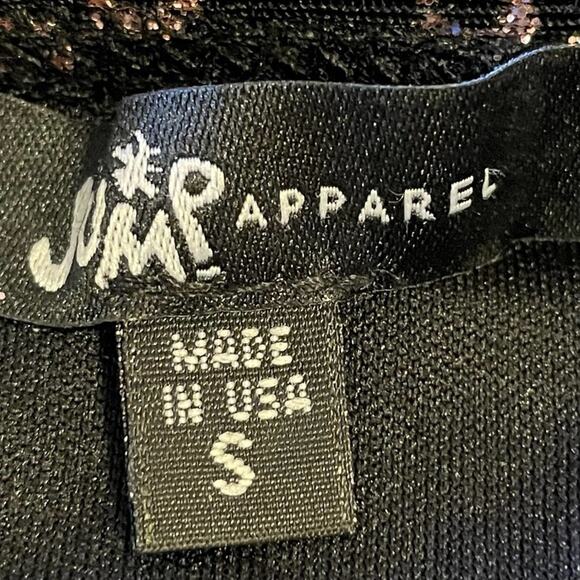 Jump Apparel Black Gold Dress Small - Picture 5 of 9